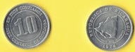 NIKARAGUA 10 CENTAVOS 1974 R.