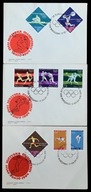 1964 Igrzyska Olimpijskie w tokio Fi 1366-73 FDC