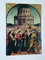 Obraz - Ślub Dziewicy Maryi - Rafaello Sanzio - pocztówka