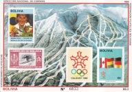 Boliwia 1988 ** bl.173 cena 27,90 zł kat.20€ - sport, IO Calgary