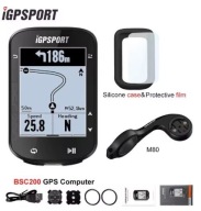 Licznik rowerowy bezprzewodowy IGPSPORT BSC200+wspornik M80+etui+folia