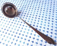 Posrebrzana chochla do zupy łyżka wazowa BMF pr.90