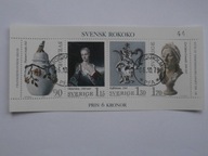 Szwecja - szwedzkie Rokoko - Mi. bl.7 kasowany