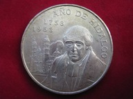 MEKSYK - 5 PESOS 1953 - srebro - Gratis dostawa