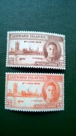 Leeward Islands * 2 znaczki KGVI kolonie angielskie brytyjskie