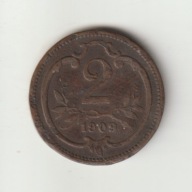 Austria 2 Heller 1909