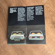 Fiat 131 Supermirafiori 1978 czytaj opis prospekt folder katalog broszura