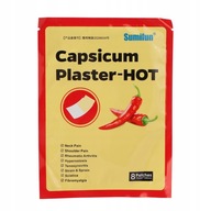 Plaster rozgrzewający przeciwbólowy kapsaicyna mentol na bóle mięśni 8szt