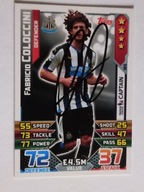 Karta topps autograf Newcastle United Coloccini Premier League