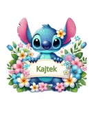 WYDRUK CUKROWY OPŁATEK NA TORT LILO I STICH STITCH + POSTACI+ TEKST