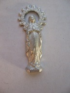 MATKA BOŻA przedwojenna FIGURKA DO SZKAPLERZYKA PODRÓŻNEGO