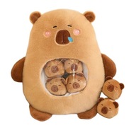 Maskotka Poduszka kapibara plus 6szt małych