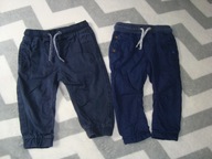 next spodnie spodenki zestaw boy 74-80