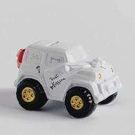 Skarbonka samochód ślubny Just Married prezent nowożeńców ślubna dekoracja