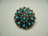 PIĘKNA BROSZKA ROZETA