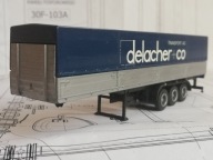 ~*~ ORYGINALNY HERPA..NACZEPA..SKRZYNIA Z PLANDEKĄ ~*~