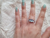 Pierścionek z Topazami