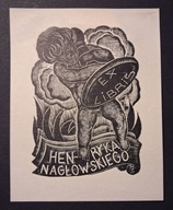 *KP* Mrożewski Stefan (2) Ex libris Henryka Nagłowskiego, X2