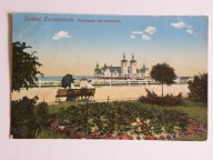 Świnoujście promenada skwer różany pomost zamek 1910