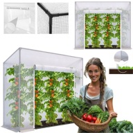 MOCNA SZKLARNIA OGRODOWA TUNEL FOLIOWY NA WARZYWA +UV5 200x80 cm FOLIAK