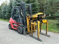 Wózek widłowy Linde H50D 2010 chwytak hydrauliczny do bloczków