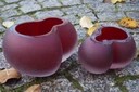 NORMANN COPENHAGEN Double Bowl Vase KOMPLET danish design WAZON IDEAŁ 2x