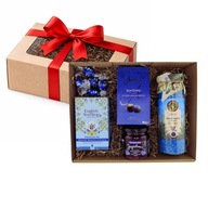 Box zestaw prezentowy dla niej dla niego prezent walentynki herbata słodycz