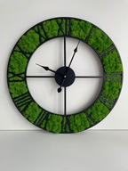 Zegar z chrobotkiem, dekoracja, prezent