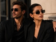 Okulary Przeciwsłoneczne Unisex Luxury Retro Rimless Gold