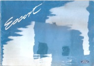 FORD ESCORT - FOLDER REKLAMOWY Z LAT 90-TYCH.
