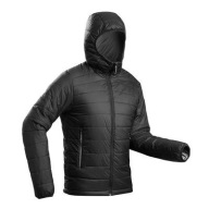 KURTKA TRENINGOWA MĘSKA ZIMOWA FORCLAZ MT100 KAPTUR - 5°C