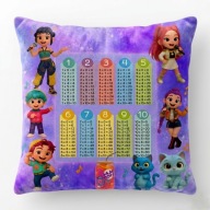 Poduszka z poszewką Huntrix 40/40cm K-pop hunters TABLICZKA MNOŻENIA