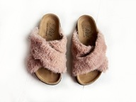 Petit futrzaste klapki z futerkiem dziewczynka rozm 30-31