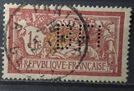 Francja - Perfin - dziurkowany 22/1