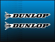 2x Naklejka Logo DUNLOP Rozmiar XL (29 x 5 cm) Motocykl Quad Cross Off-Road