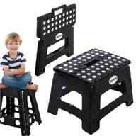 STOŁEK TABORET SKŁADANY SCHODEK PODEST KRZESŁO DO 150KG ANTYPOŚLIZGOWY 22CM