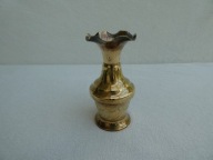 wazonik metalowy złoty kolor