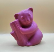 PANDA różowa tuli pień drzewa PORCELANOWA