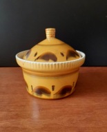 Ceramiczny pojemnik na konfiturę / dżem marmoladę | z ZSRR | PRL, vintage