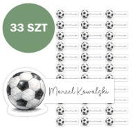 Naklejki na zeszyty i książki PERSONALIZOWANE do szkoły dla dzieci