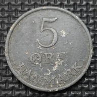 *DANIA [0684]*5 Ore 1957 Król Fryderyk IX *cynk, Korona Monogram