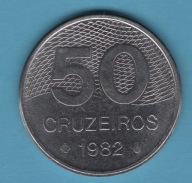 (1BZ31) Brazylia 50 cruzeiros, 1982