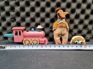 KULTOWE ZABAWKI PRL MIŚ, CIUCHCIA, ŻABKA