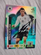 Karta panini autograf Niemcy Euro 2012 Miroslav Klose Fans' Favourite