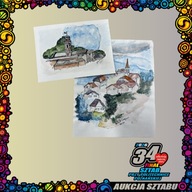 Zestaw obrazów "Prosta architektura" - Aukcje 34. Finał WOŚP