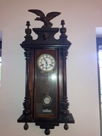 Antyczny zegar wiszący z wahadłem – styl wiedeński, XIX / pocz. XX w.