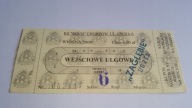 starszy bilet RUCH CHORZÓW - ZAGŁĘBIE Lubin 2000