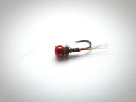 SZTUCZNA MUCHA NIMFA JIG #10 Red/Black Killer