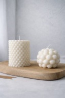 Świeca sojowa zestaw 2szt Arko świece nowoczesne prezent |noya