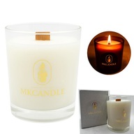 Świeca Zapachowa 200ml AMBER NOIR Naturalna Drewniany knot NA PREZENT